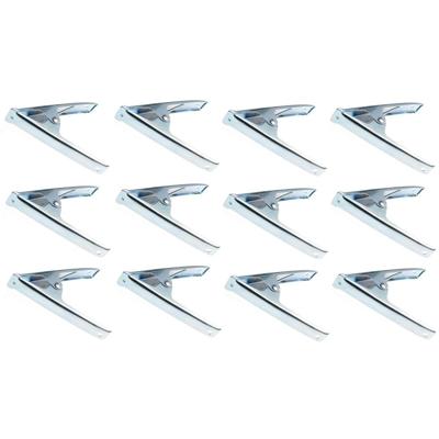 Benson Zeilklem - 12x - 15 cm - zeilclip - metaal - 15 cm