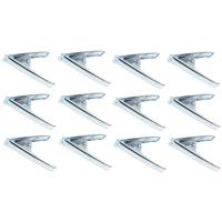 Benson Zeilklem - 12x - 15 cm - zeilclip - metaal - 15 cm