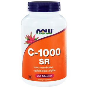 NOW C-1000 Sustained Release met rozenbottel (250 tab)