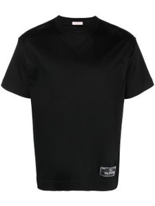 Valentino Garavani t-shirt en coton à patch logo - Noir