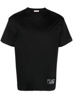 Valentino Garavani t-shirt en coton à patch logo - Noir