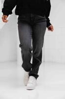 Guess High Raise Mom Jeans Dames Donkergrijs - Maat 26 - Kleur: Donkergrijs | Soccerfanshop
