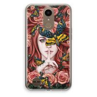 Lady Moth: LG K10 (2017) Transparant Hoesje