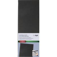 Sigel GM100 Drankenmap 1/2 DIN A4 1 stuk(s) Incl. 2 dubbele transparante hoezen voor 8 paginas, Rubberen binding Zwart