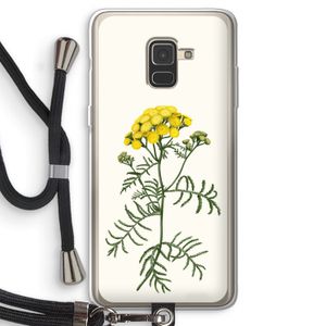 Tansy: Samsung Galaxy A8 (2018) Transparant Hoesje met koord