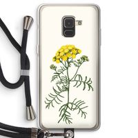 Tansy: Samsung Galaxy A8 (2018) Transparant Hoesje met koord