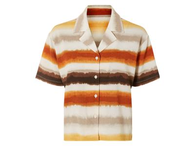 esmara Dames blouse (beige/bruin/rood, S (36/38))