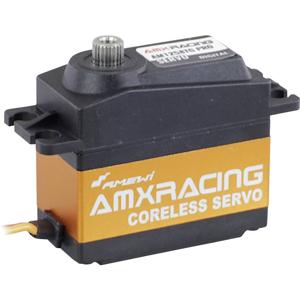 Amewi Standaard servo AMXRacing AM1258TG PRO Analoge servo Materiaal (aandrijving): Titaan