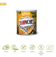 Lifefood Crawnchies stapelchips pompoen kurkuma raw & bio (30 gr) Lifefood Crawnchies stapelchips pompoen kurkuma raw & bio (30 gr)