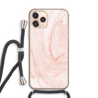 Peach bath: iPhone 11 Pro Transparant Hoesje met koord