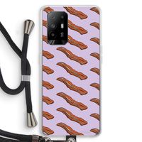 Bacon to my eggs #2: Oppo A94 5G Transparant Hoesje met koord