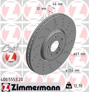 Remschijf COAT Z 400555320