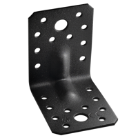 Waelbers Hoekanker m/ril 70x70x55 mm zwart TXT - 10 Stuk(s) - 481438.05