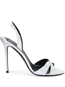 Giuseppe Zanotti sandales Dorotee 105 mm - Argent