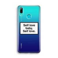 Self love: Huawei P Smart (2019) Transparant Hoesje