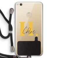 Amber Script: Huawei Ascend P8 Lite (2017) Transparant Hoesje met koord