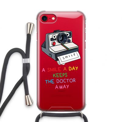 Smile: iPhone SE 2020 Transparant Hoesje met koord