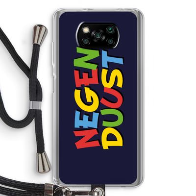 90's One: Xiaomi Poco X3 NFC Transparant Hoesje met koord