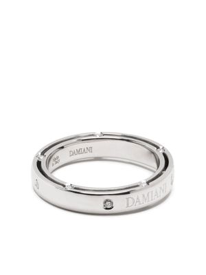 Damiani bague D.Side en or blanc 18 ct sertie de diamants - Argent
