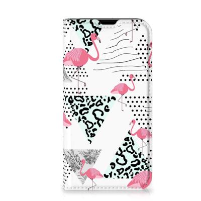 iPhone 13 Mini | Hoesje maken | Flamingo Triangle