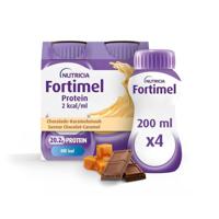 Fortimel Protein 2 Kcal Karamel en Chocolade 4x200ml