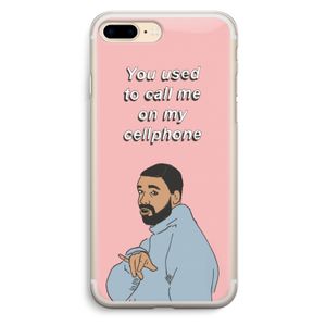 Hotline bling: iPhone 7 Plus Transparant Hoesje