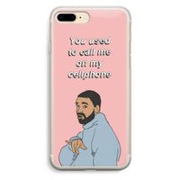 Hotline bling: iPhone 7 Plus Transparant Hoesje