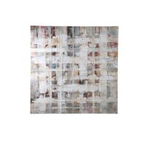 Julitta Crème Canvas Wandpaneel Abstracte Mix