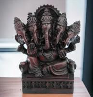 Ganesha Beeld met Vijf Hoofden - Spirituele beelden - Spiritueelboek.nl