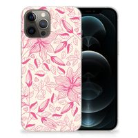 iPhone 12 Pro Max TPU Case Pink Flowers