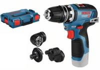 Bosch Blauw gsr 12v-35 fc accu/boorschroevendraaier + opzetstukken | zonder accu's en lader | in l-boxx - 06019h3003