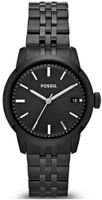 Horlogeband Fossil FS4820 Roestvrij staal (RVS) Zwart 18mm