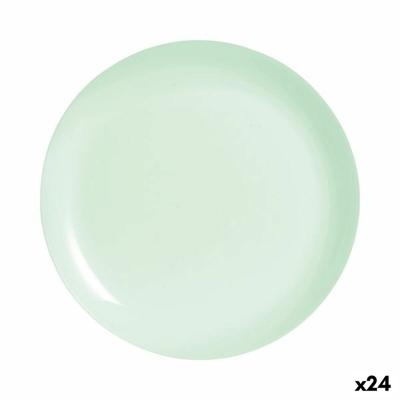 Dinerbord Luminarc Diwali Paradise Groen Glas 25 cm (24 Stuks)