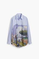 Overhemd met landschapprint - BLUE - L