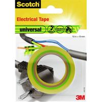 3M universal 4401YG Isolatietape Scotch Geel, Groen (l x b) 10 m x 15 mm 1 stuk(s)