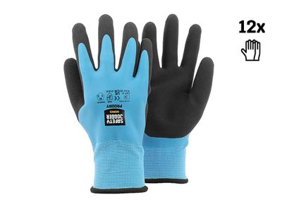 Safety Jogger De all-in-one veiligheidshandschoenen met dubbele latex coating | 12 Stuks | Zwart | Maat 11 - SW1104011