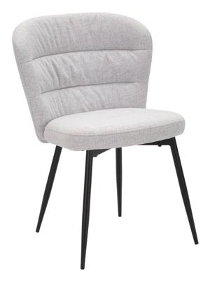 STOEL LOSANNA GRIJS SET 2 PZ CM 58X60,5X85