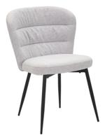 STOEL LOSANNA GRIJS SET 2 PZ CM 58X60,5X85