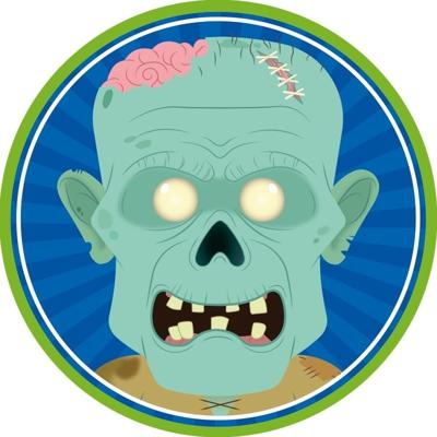 Halloween thema tafel onderzetters - zombie - horror party - 10x - viltjes - karton - versiering