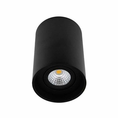 Opbouwrand rond kleur zwart voor inbouwspot zwart 90x135mm