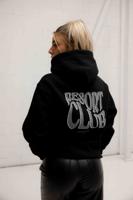 Malelions Resort Hoodie Dames Zwart - Maat XS - Kleur: Zwart | Soccerfanshop - thumbnail