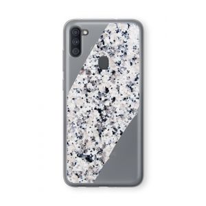 Gespikkelde marmer: Samsung Galaxy A11 Transparant Hoesje
