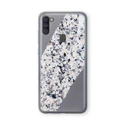 Gespikkelde marmer: Samsung Galaxy A11 Transparant Hoesje