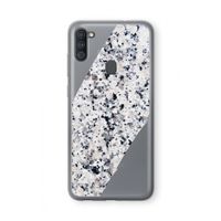 Gespikkelde marmer: Samsung Galaxy A11 Transparant Hoesje