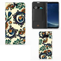 Telefoon Hoesje Samsung Galaxy S8 Plus Barok Flower - thumbnail