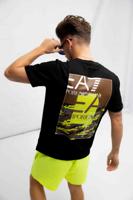 EA7 Emporio Armani Triple Logo T-Shirt Heren Zwart - Maat XXXL - Kleur: Zwart | Soccerfanshop