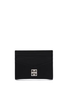 Givenchy porte-cartes à plaque 4G - Noir