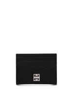 Givenchy porte-cartes à plaque 4G - Noir