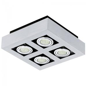 Eglo Led plafondspot Loke 1 4-lichts led metaalgrijs 91355