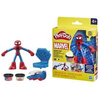 Play-Doh Spider-Man, My Web Creator doos met flexibel figuur en boetseerklei, vanaf 4 jaar, Marvel